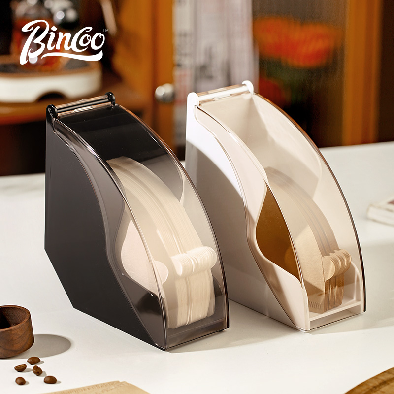 Bincoo手冲咖啡滤纸架挂耳咖啡滤纸收纳盒V60扇型过滤防尘通用款 餐饮具 咖啡滤纸 原图主图