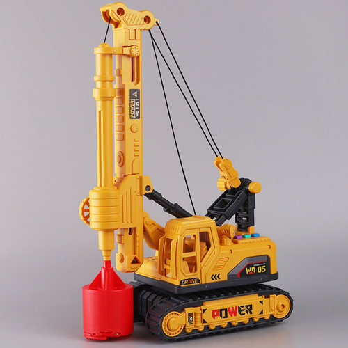 大号打桩机玩具车儿童音乐故事钻孔机钻地机惯性男孩宝宝工程车