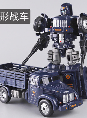 东风卡车变形机器人金刚儿童惯性运输车变身战士男孩宝宝玩具车