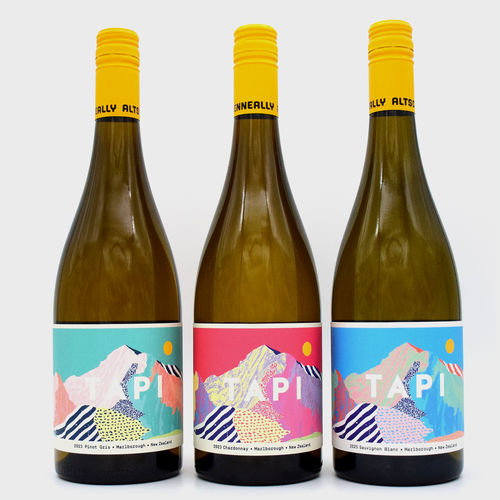 新西兰马尔堡Tapi塔普长相思灰比诺霞多丽干白葡萄酒202*年750ml