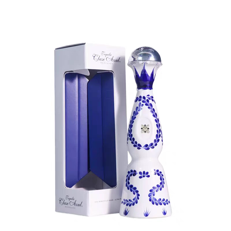 正品行货墨西哥青花瓷克斯阿苏尔经典龙舌兰750ml礼盒装