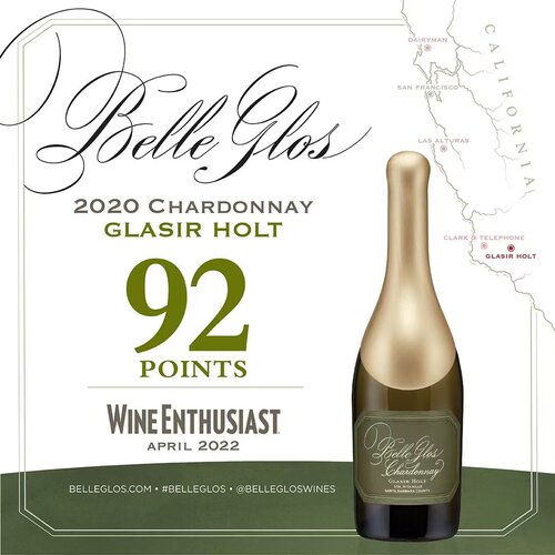 美国Belle Glos贝拉格酒庄霞多丽干白葡萄酒202*年份750ml
