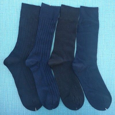 销售男39-42码棉加氨纶丝质无骨缝中筒袜子