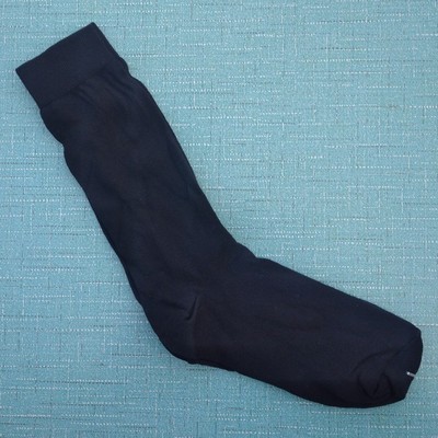 销售男39-42码黑色棉质外贸款小腿中筒袜子