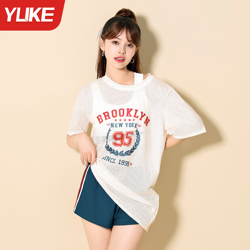 泳衣女款保守分体2025新款爆款高级感微胖女孩遮肉显瘦三件套泳装,运动/瑜伽/健身/球迷用品,分体泳衣,淘宝优惠券,粉丝福利购,淘宝优惠卷