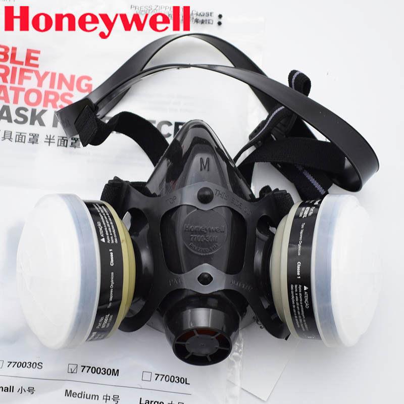 Honeywell770030M防毒面具诺斯矽胶N95滤棉P100呼吸套装