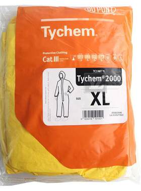 杜邦C级防护服Tychem2000防化服耐酸碱耐油连体服化工厂实验室用