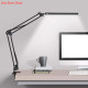 LED Desk Lamp Eye-Caring Adjustable Swing Arm Table Light wi