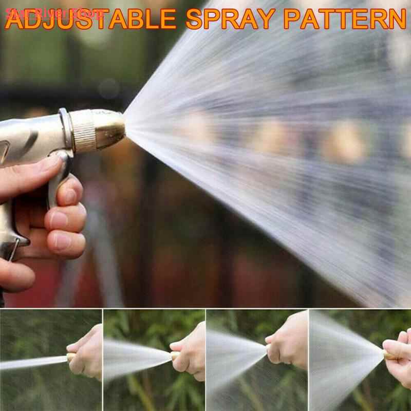 High Pressure Water Spray Gun Metal Brass Nozzle Garden Hose