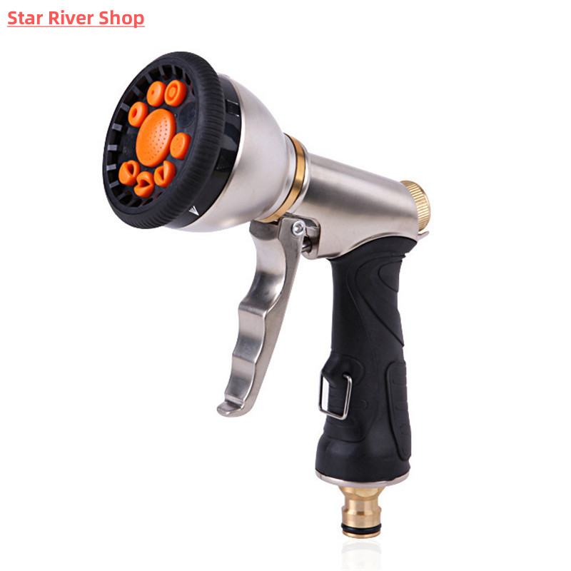 New High-Pressure Water Spray Gun Car Washer Hose Spray Bott