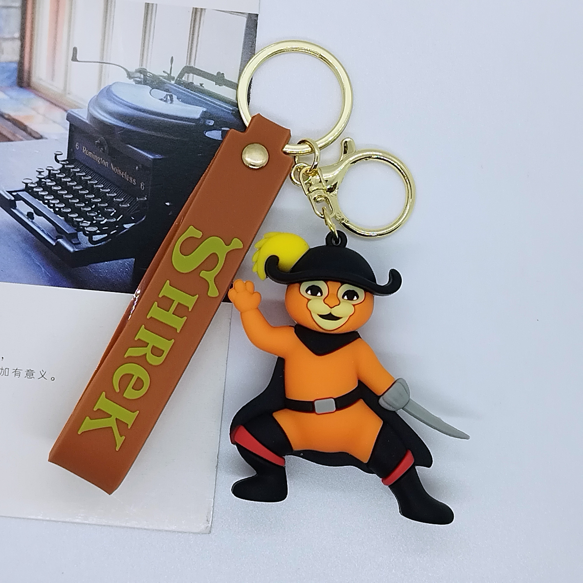 Shrek Silicone Keychain Schoolbag Pendant Halloween Toy Cost