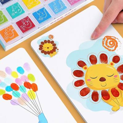 16/32PCS DIY Finger Painting Drawing Toys For Kid Creative C