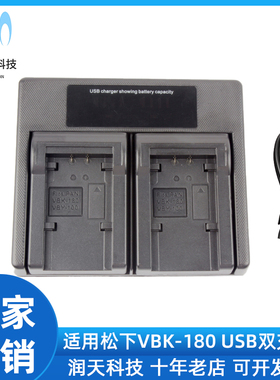 VW-VBK180电池充电器 适用于松下TM60 H85 T50 S50 SD80相机座充