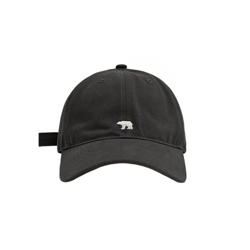 FREE RABBITⅡ 北极熊刺绣遮阳软顶鸭舌帽显脸小 情侣款 男女同款