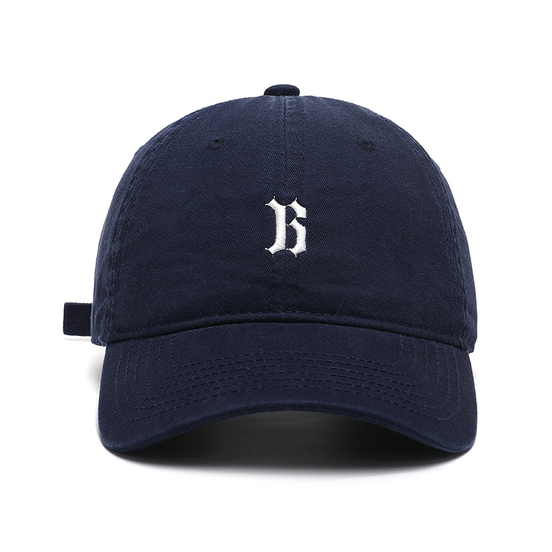 FREE RABBITⅡ字母B刺绣棒球帽情侣弯檐运动帽百搭鸭舌帽男女同款