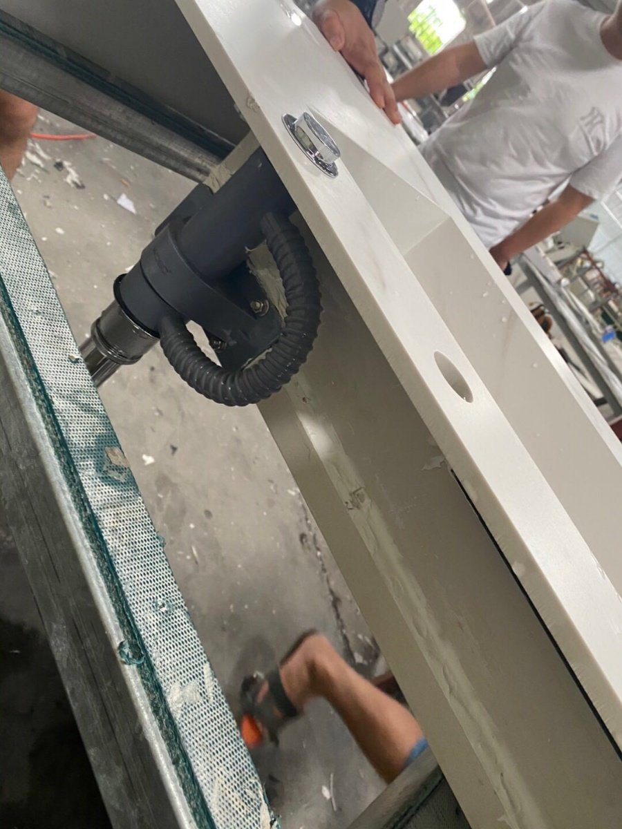 岩板隐藏式下水器洗脸盆洗手洗漱盆按压弹跳一体盆下水器排水器