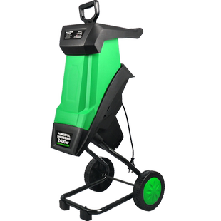 固强 家用树枝粉碎机大功率2400W园林电动碎枝机碎木机干草粉碎机