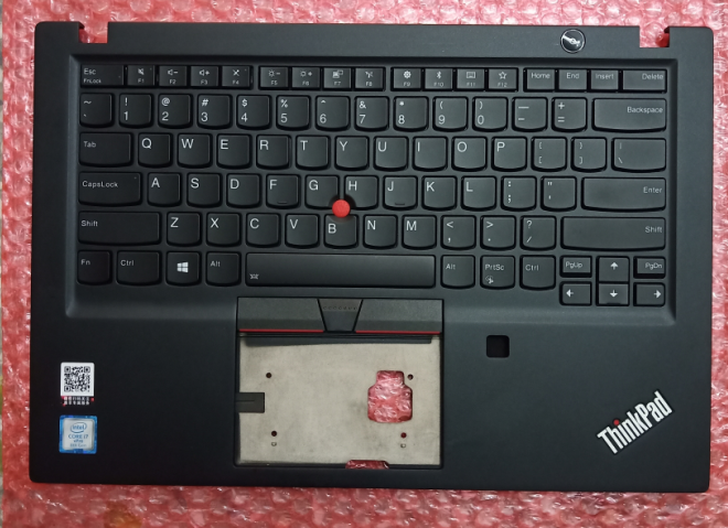 联想 /ThinkPad T490S T495S T14SC壳背光键盘 一体 总成 指纹孔
