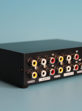 全新迈拓MT-431AV AV切换器 四进一出 4进1出 三莲花音视频转换