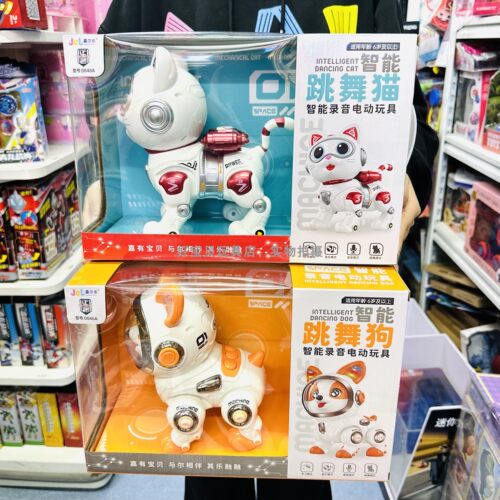 嘉尔乐智能跳舞猫录音电动机器狗
