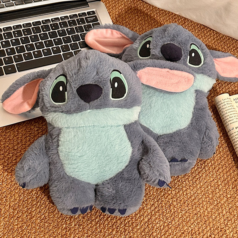 可爱毛绒史迪仔注水热水袋冬季女生宿舍痛经暖手宝暖水袋毛绒玩偶