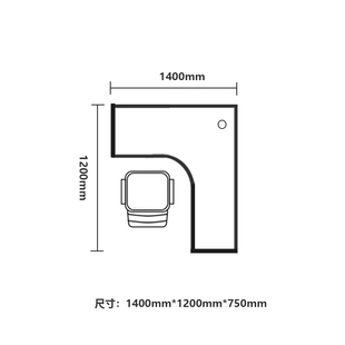 中伟屏风办公桌组合员工桌职员桌卡座现代简约工作位钢架电脑桌