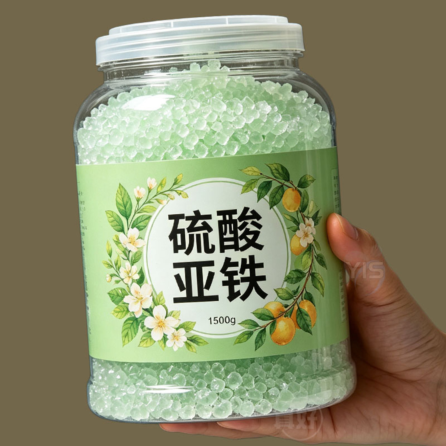 硫酸亚铁酸性土壤防黄叶补铁