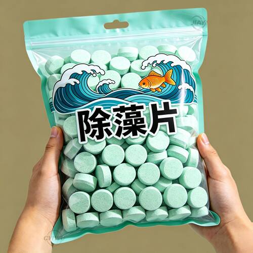 鱼缸除藻片强效除绿水绿藻除水垢