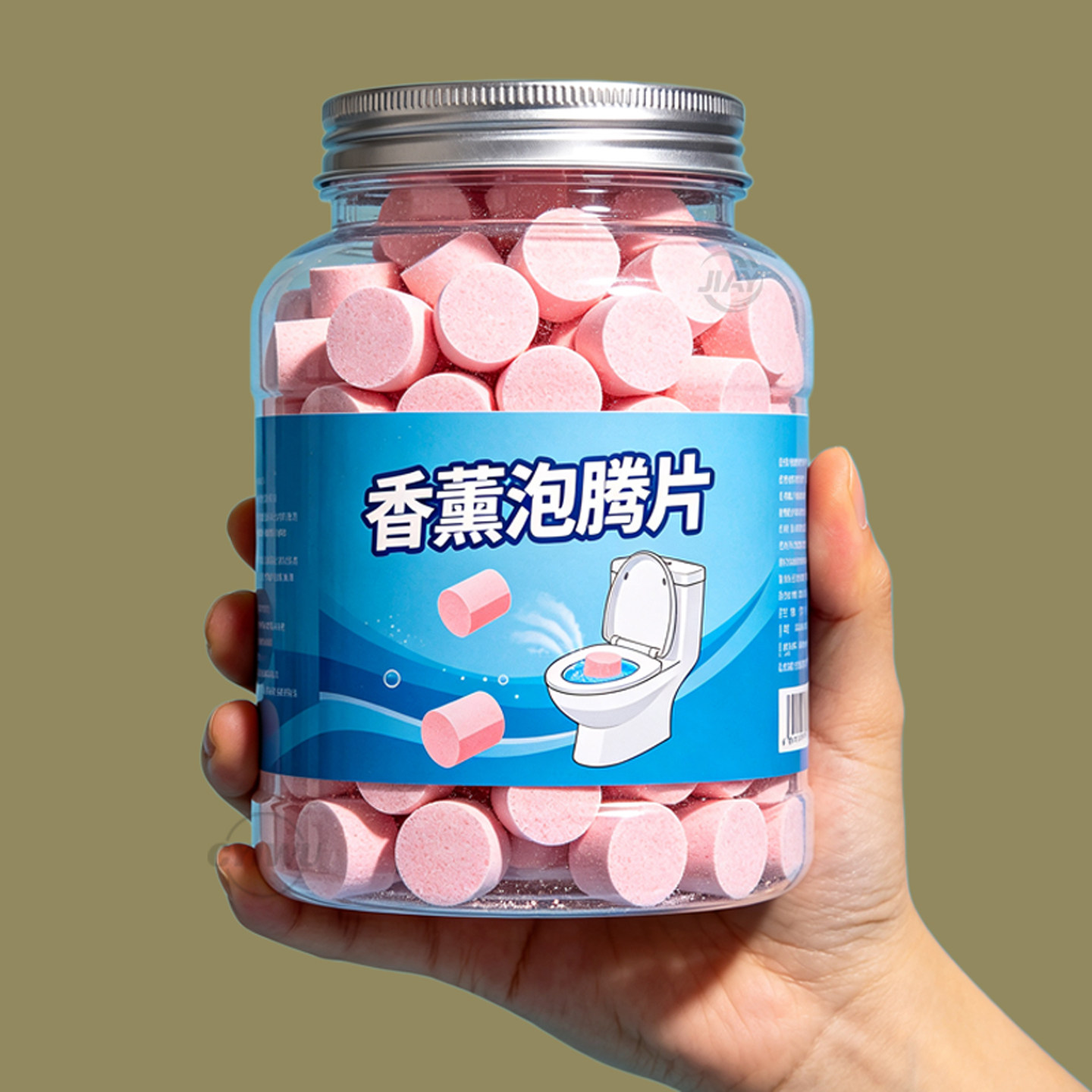 新款马桶香薰片清洁泡腾片强效祛臭除垢消毒尿渍厕所去异味芳香剂