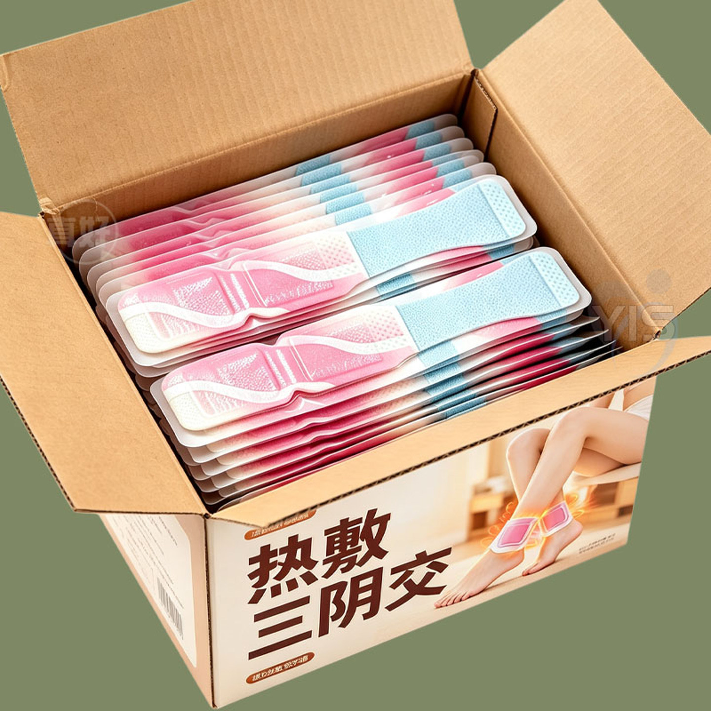 蒸汽热敷蕲艾吴茱萸脚踝贴保暖