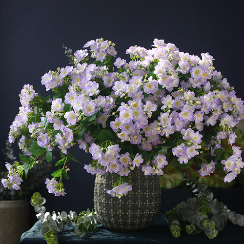 单只小茉莉花仿真花假花