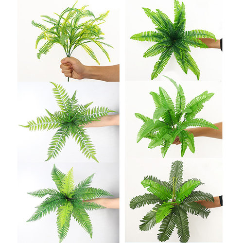 仿真绿植大波斯壁挂草叶