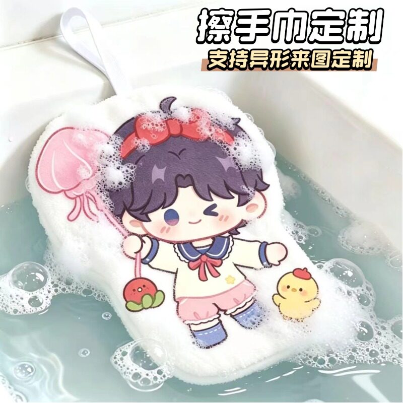 来图定制热升华吸水速干擦手巾图片