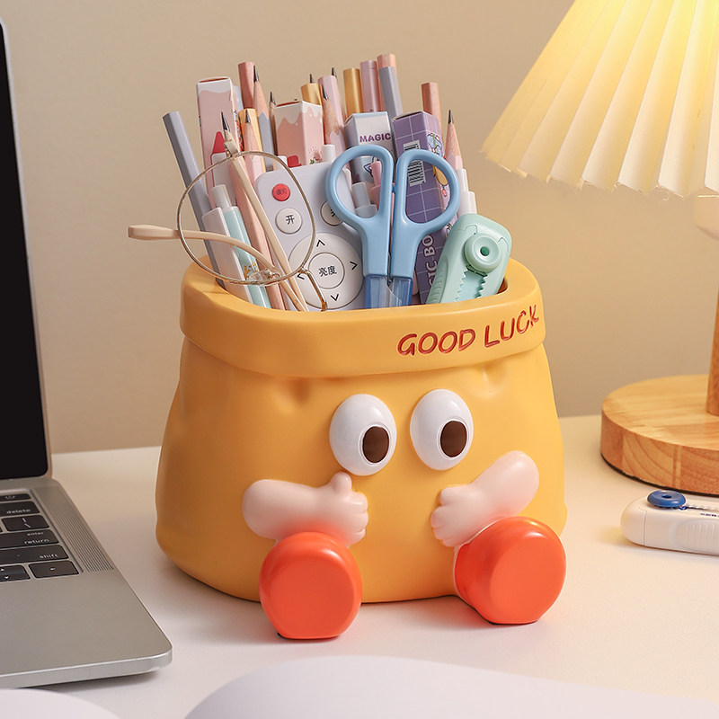 创意可爱大容量超大笔筒摆件学生桌面文具收纳盒送儿童男女孩礼物,家居饰品,装饰摆件,淘宝优惠券,粉丝福利购,淘宝优惠卷
