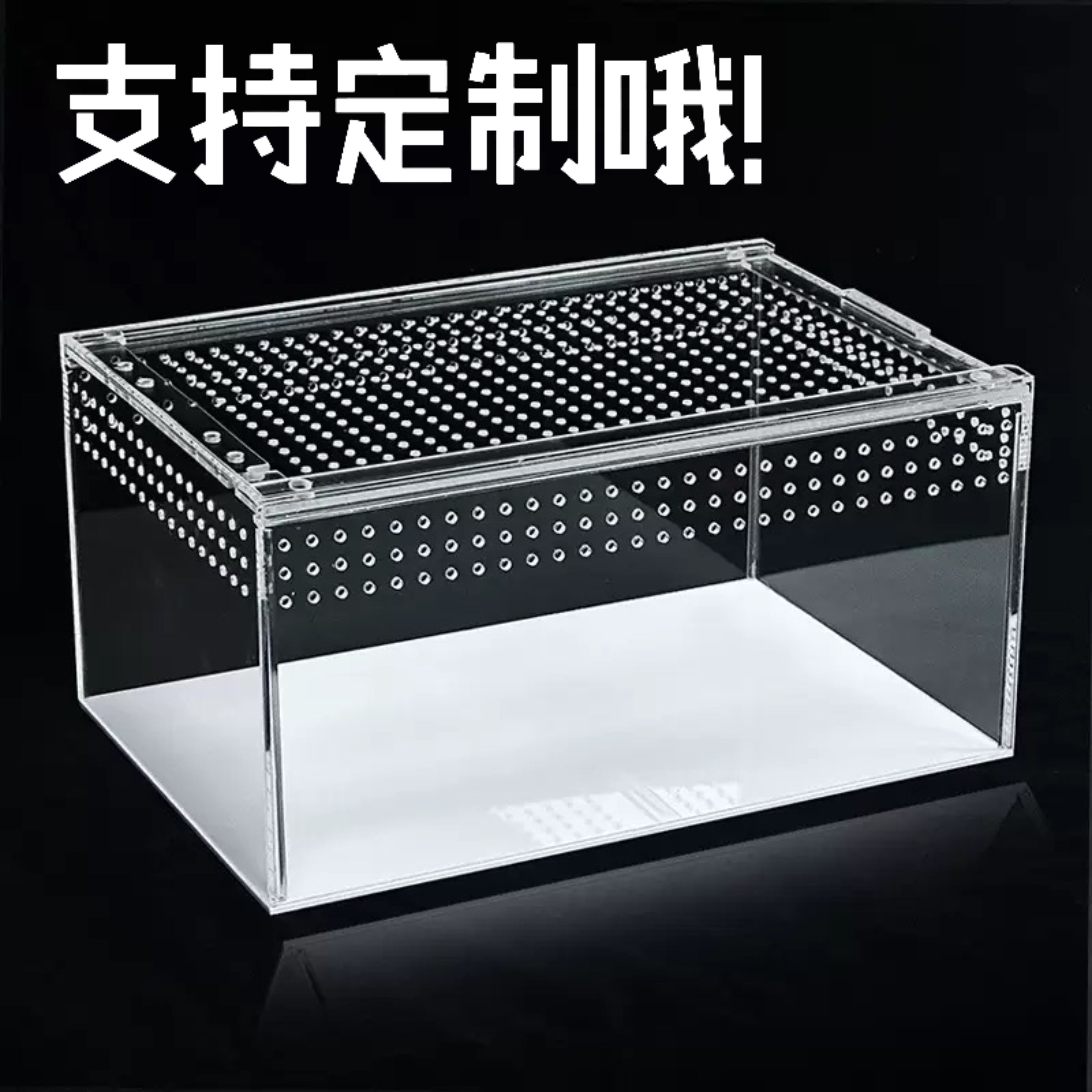 透明亚克力甲虫饲养箱爬宠盒
