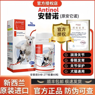新西兰安替诺Antinol绿唇贻贝EAB 277安它诺猫狗关节健康髌骨脱位