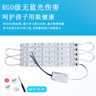 22cm条形替换灯条吸顶灯灯盘通用