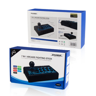 TP4 Xbox PS4 DOBE 1886 Switch PS3 7合1街机格斗有线摇杆