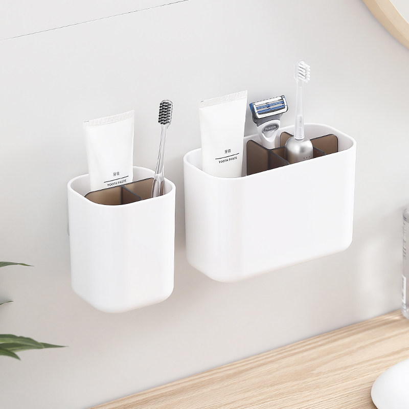 多功能电动牙刷架免打孔壁挂卫生间牙刷牙膏收纳架桌面沥水牙具座