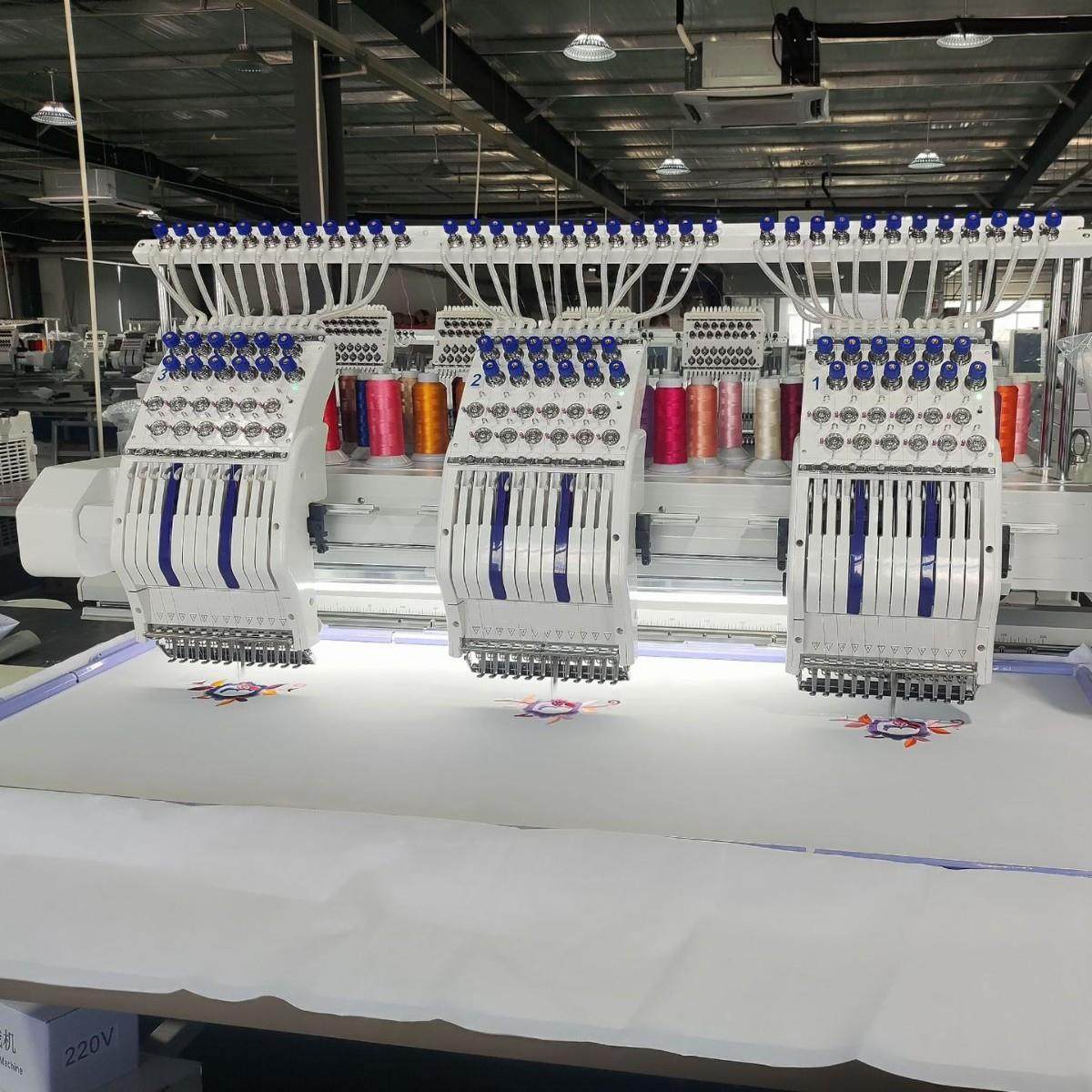 叶氏三头绣花机新款12针成衣绣帽子裁片绣个人用电脑绣花机,机械设备,电子产品制造设备,淘宝优惠券,粉丝福利购,淘宝优惠卷