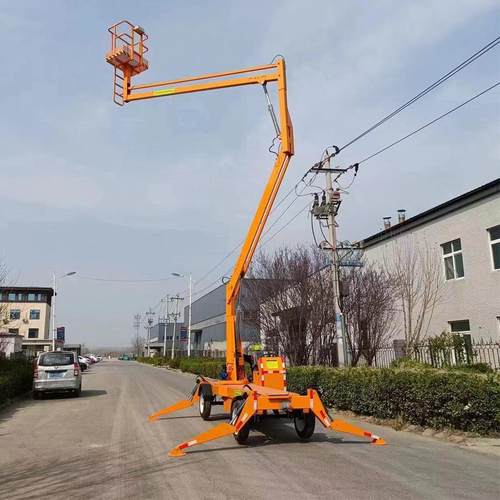 曲臂式升降机伸缩臂升降平台电动液压高空作业车曲臂升降车