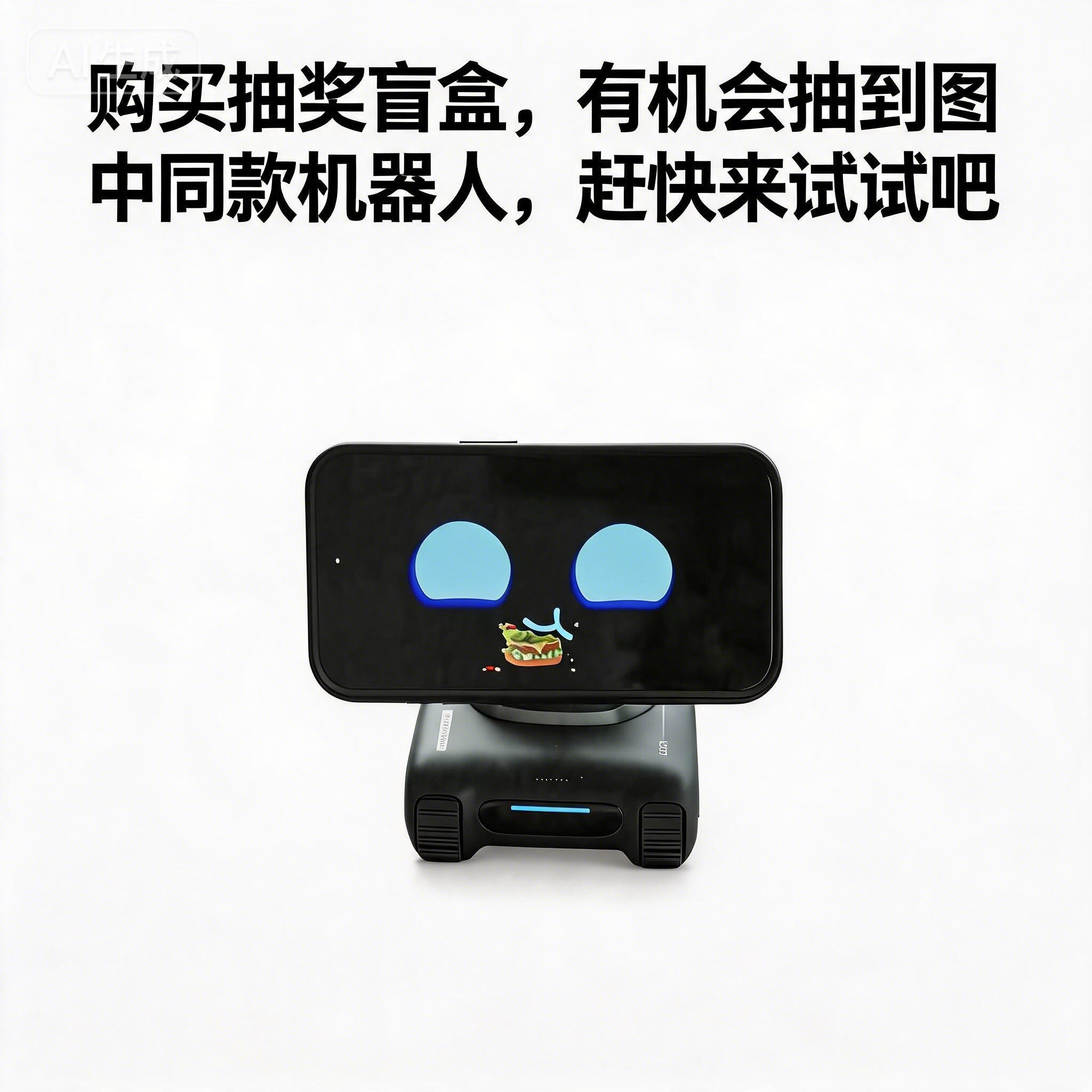 抽奖盲盒潮玩商品智能桌面机器人