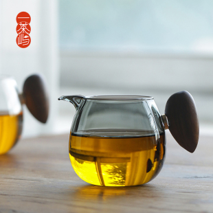 耐高温茶具大号公道杯 公道杯分茶器茶海公杯加厚玻璃家用简约日式