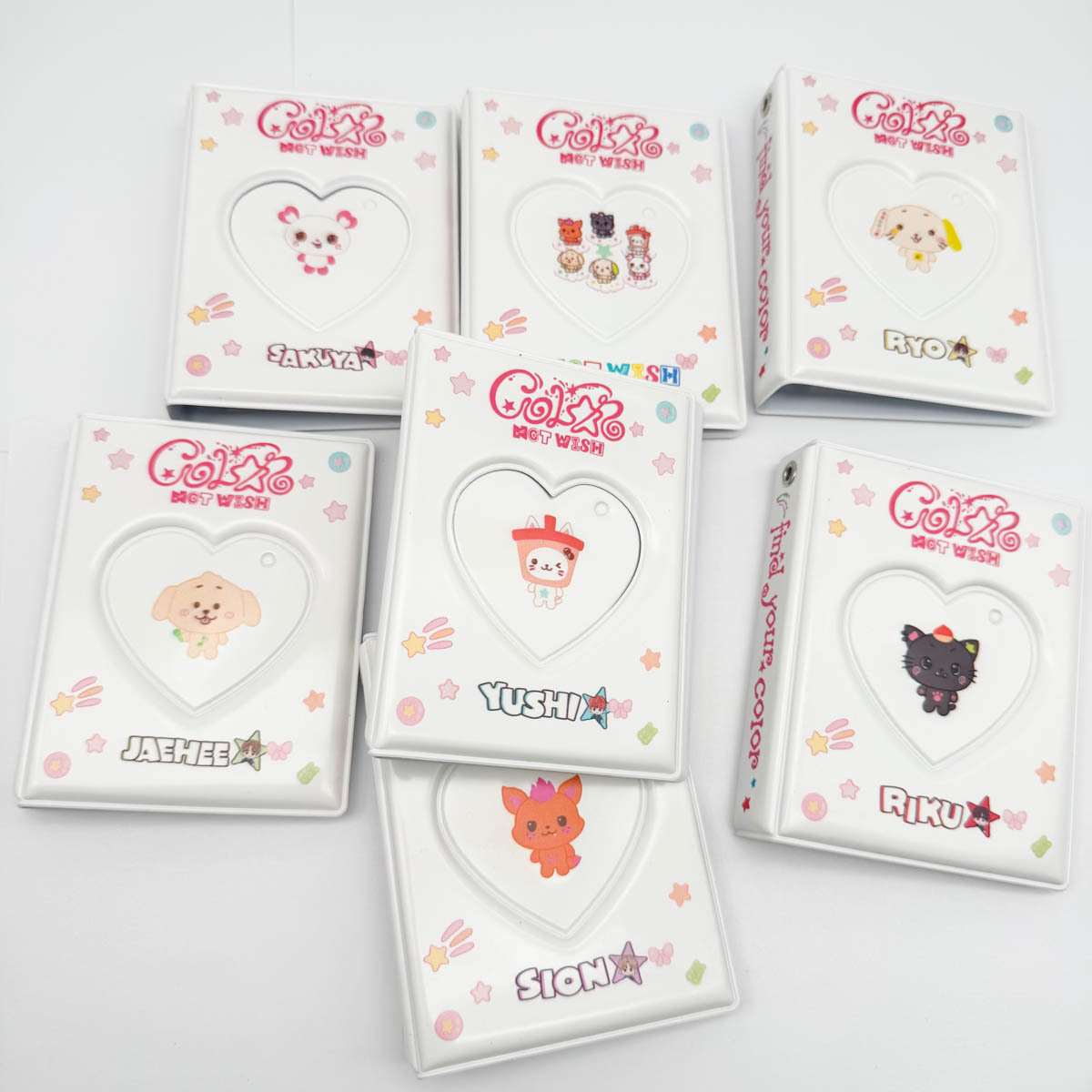 花园NCT WISH原创设计卡通可爱小卡收纳卡册
