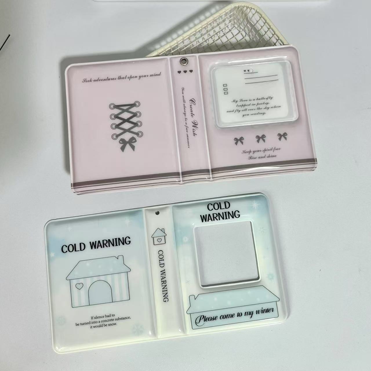 蓝色房子款3寸卡册小卡相册