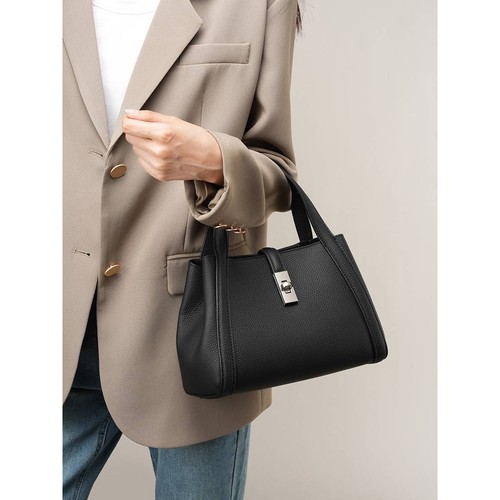 官方正品手提包2025新款菜篮子包头层牛皮大容量托特包单肩手拎斜