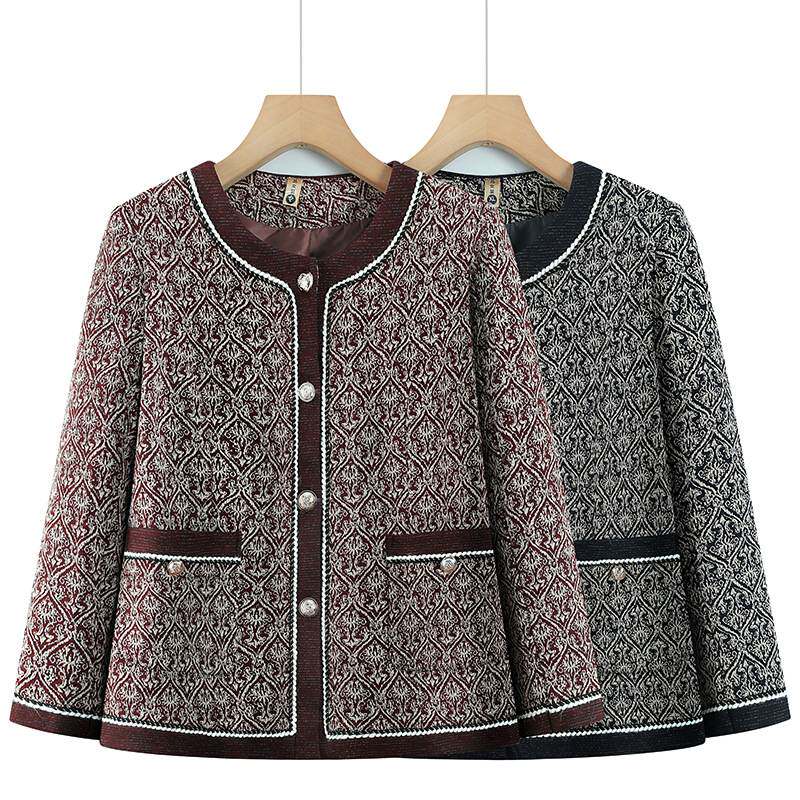 官方正品妈妈春装外套中老年人女装奶奶春秋气质薄西装2026新款小