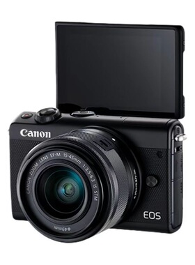 佳能EOS M200微单相机数码照相自拍vlog高清家用旅游佳能m100相机