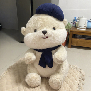 BIBIG的杂货铺可爱软萌绅士河狸公仔小松鼠玩偶娃娃女友生日礼物