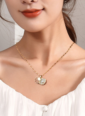 夏季新款贝壳珍珠项链